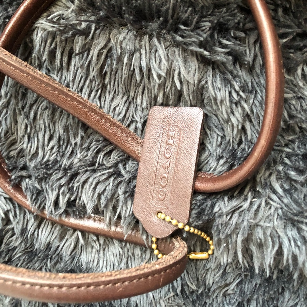 Vintage Brown Leather Authentic Coach Purse - Picture 2 of 7